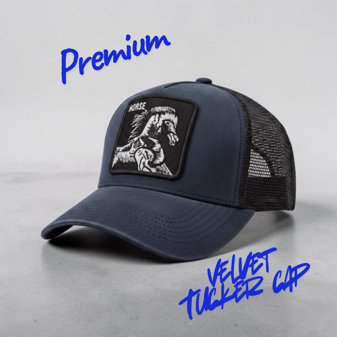 Premium Velvet Trucker Cap  | Free Delivery