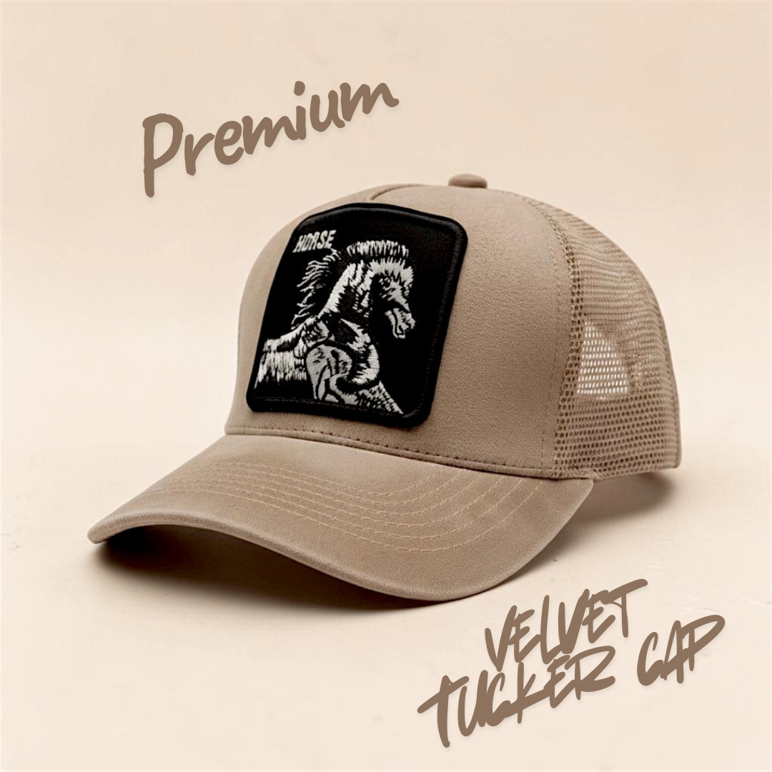 Premium Velvet Trucker Cap  | Free Delivery
