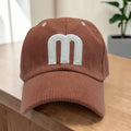 Luxury Corduroy Cap M-Embroidered