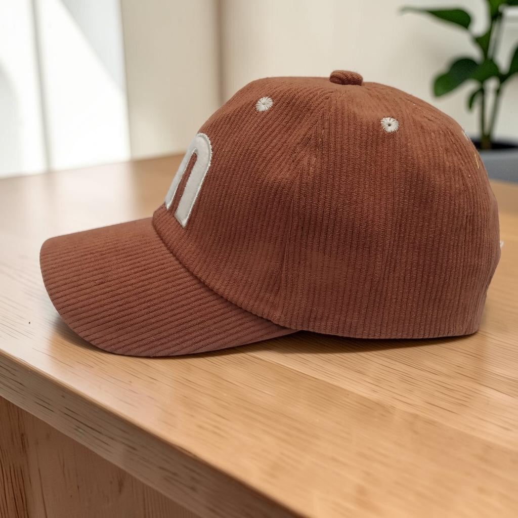 Luxury Corduroy Cap M-Embroidered