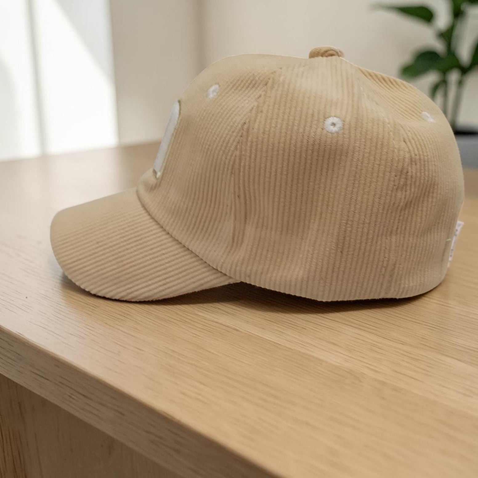 Luxury Corduroy Cap M-Embroidered