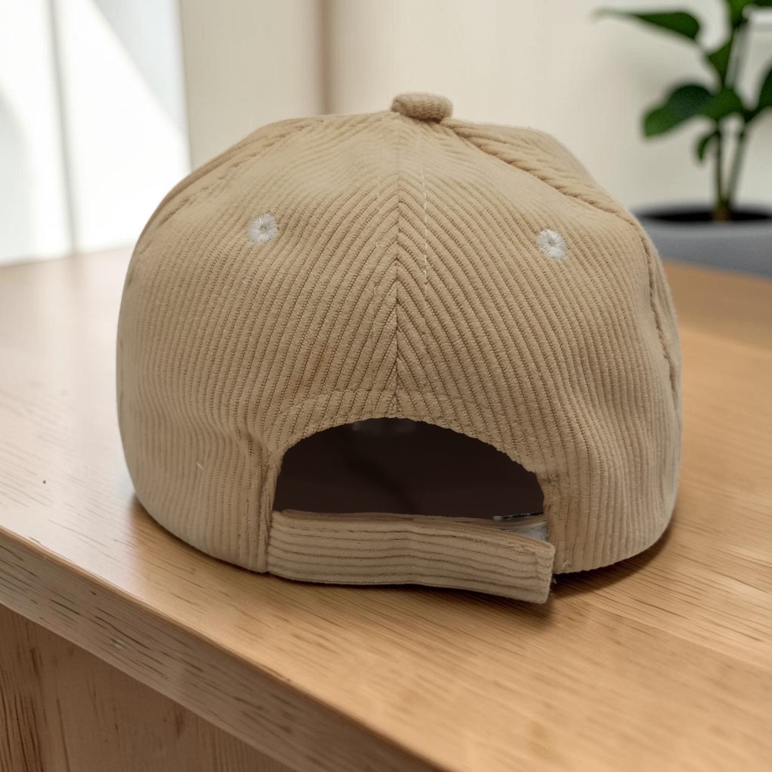 Luxury Corduroy Cap M-Embroidered