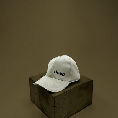 Premium Embroidered Cap White